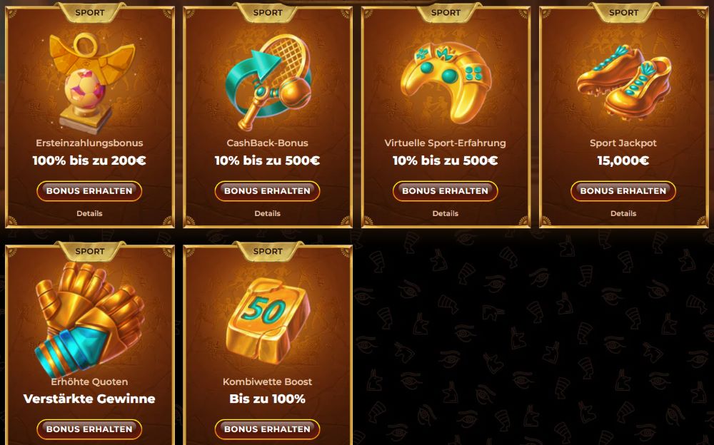 Sportbonus im Amunra Casino